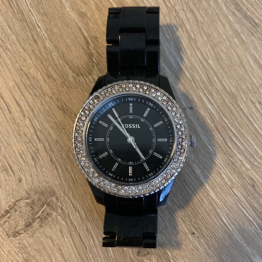 Fossil black watch